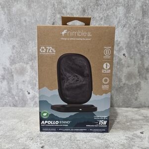 Apollo Stand Fast Charging Wireless Stand - Black